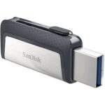 فلش مموری سن دیسک مدل Ultra Dual Drive ظرفیت ۳۲ گیگابایت با نمایش دو سر USB