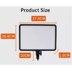 چراغ پنلی LED 17 اینچ Jmary مدل FM-17RS با طراحی مدرن و باریک