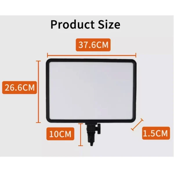 چراغ پنلی LED 17 اینچ Jmary مدل FM-17RS با طراحی مدرن و باریک