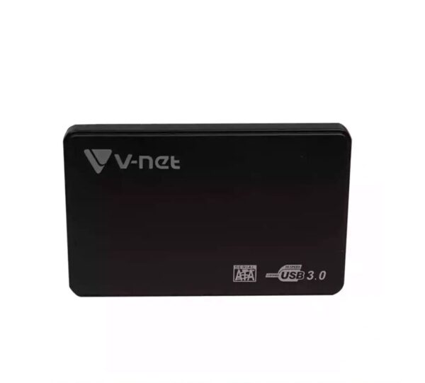 نمای نزدیک از باکس هارد 2.5 اینچ وی نت با بدنه مقاوم و پورت USB 3.0 نمای نزدیک از باکس هارد 2.5 اینچ وی نت با بدنه مقاوم و پورت USB 3.0