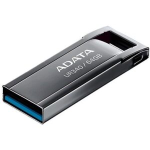 نمای کلی فلش مموری ای دیتا UR340 64GB با طراحی بدنه مقاوم