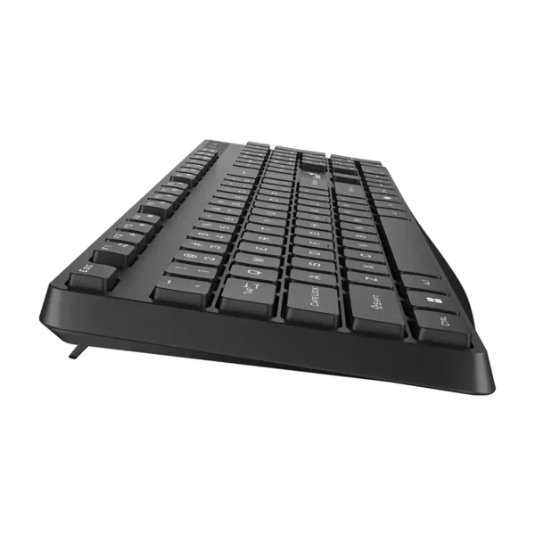 کیبورد بی‌سیم Genius KB-7200 مشکی، نمای کامل صفحه‌کلید