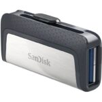 فلش مموری سن دیسک مدل Ultra Dual Drive ظرفیت ۳۲ گیگابایت با نمایش دو سر USB
