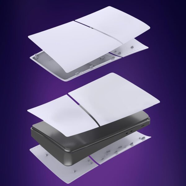 فیس پلیت اورجینال کارکرده PS5 Slim Digital سفید سری 20 فیس پلیت اورجینال کارکرده PS5 Slim Digital سفید سری 20